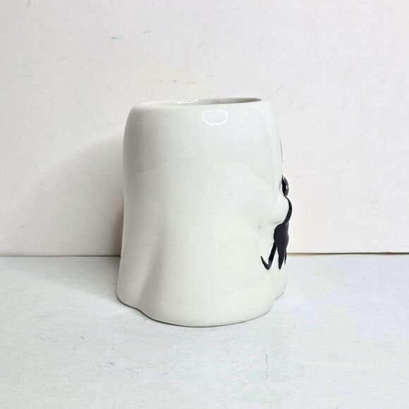 Ghost Mug Feline Spooky Sunday Morning Ceramics Cat Pumpkin Halloween - NEW - Picture 5 of 8